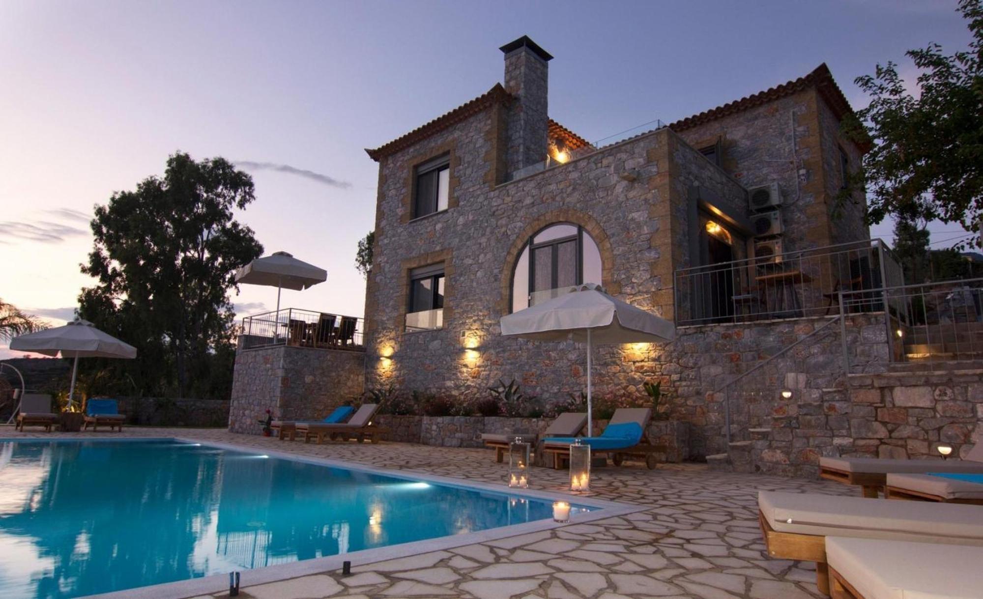Elsa Villa By Elrin Villas Mani Neokhorion  Dış mekan fotoğraf